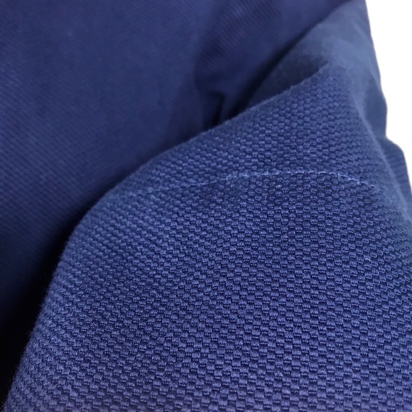 ANTHROPOLOGIE 100% cotton elegant blue pea coat - Picture 2 of 7